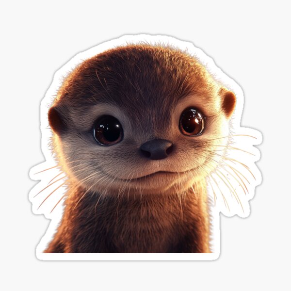 Artikel-Vorschau von Niedliches Otter-Design, designt und verkauft von NicolasGlowArt.