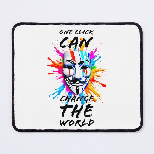 Item preview, Protest slogans. Anonymous. Change the world. designed and sold by Drone-tees.