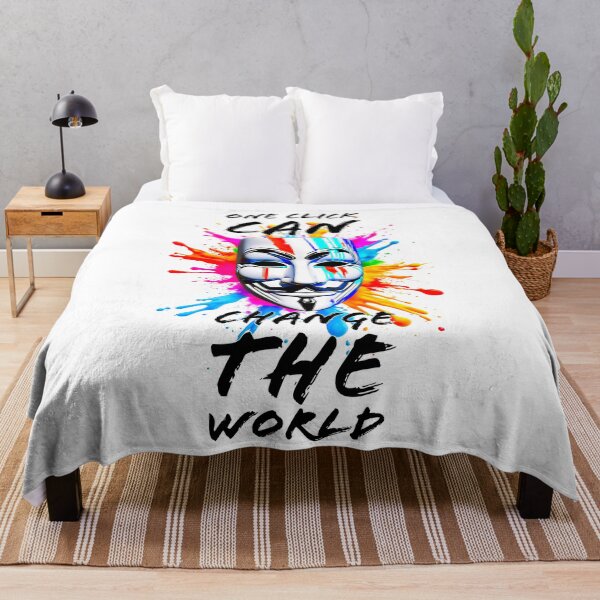 Item preview, Protest slogans. Anonymous. Change the world. designed and sold by Drone-tees.