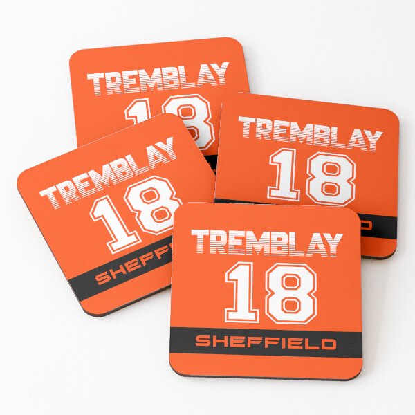 Item preview, Sheffield Steelers Ice Hockey - 18 Tremblay designed and sold by Tarantula Design Co. .
