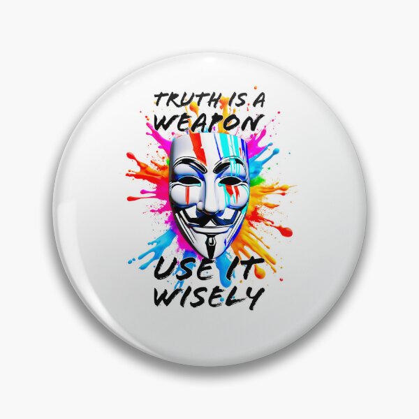 Item preview, Protest slogans. Anonymous. Truth is a weapon. designed and sold by Drone-tees.