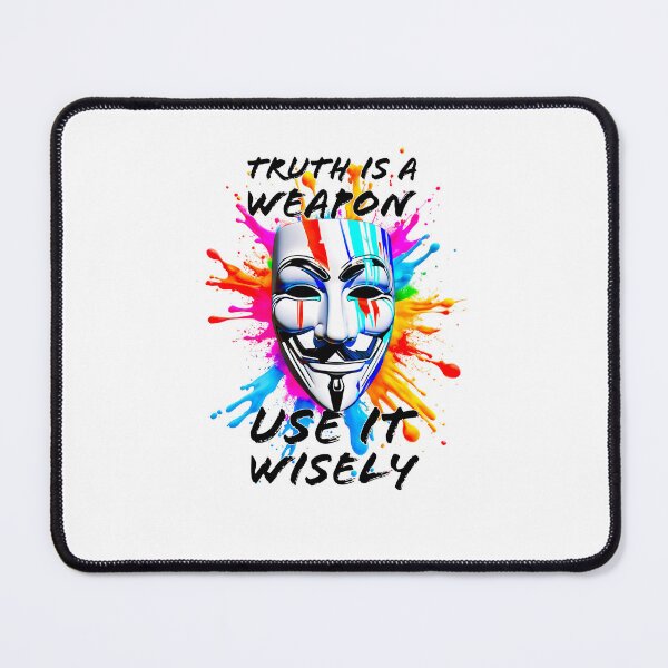 Item preview, Protest slogans. Anonymous. Truth is a weapon. designed and sold by Drone-tees.