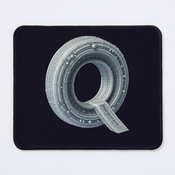Item preview, Futuristic letter Q designed and sold by  ViralVisionsCreating .