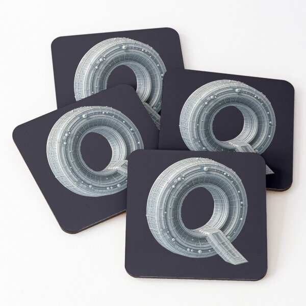 Item preview, Futuristic letter Q designed and sold by  ViralVisionsCreating .