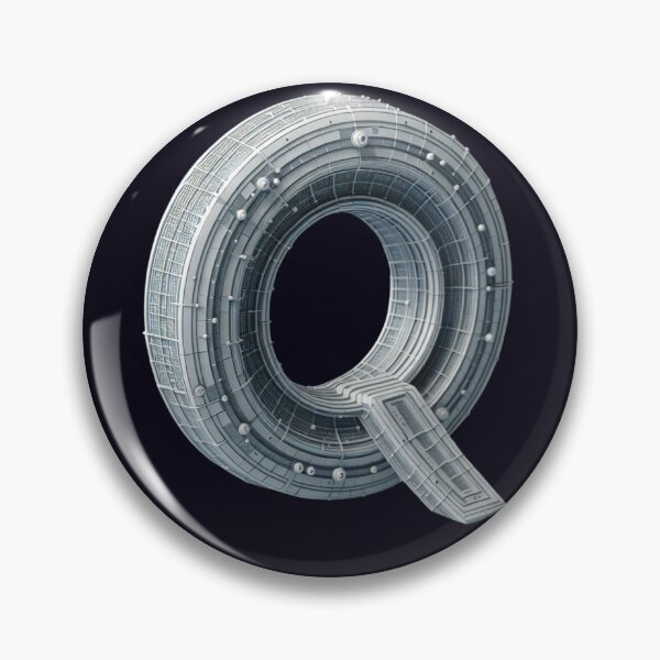 Item preview, Futuristic letter Q designed and sold by  ViralVisionsCreating .