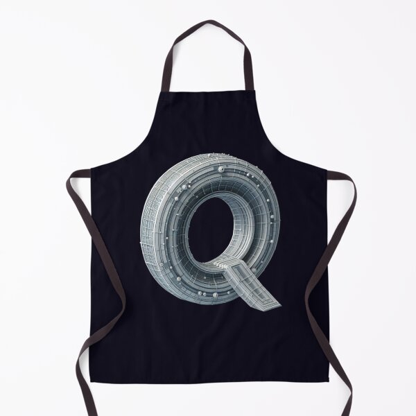 Item preview, Futuristic letter Q designed and sold by ViralVisionsCreating .