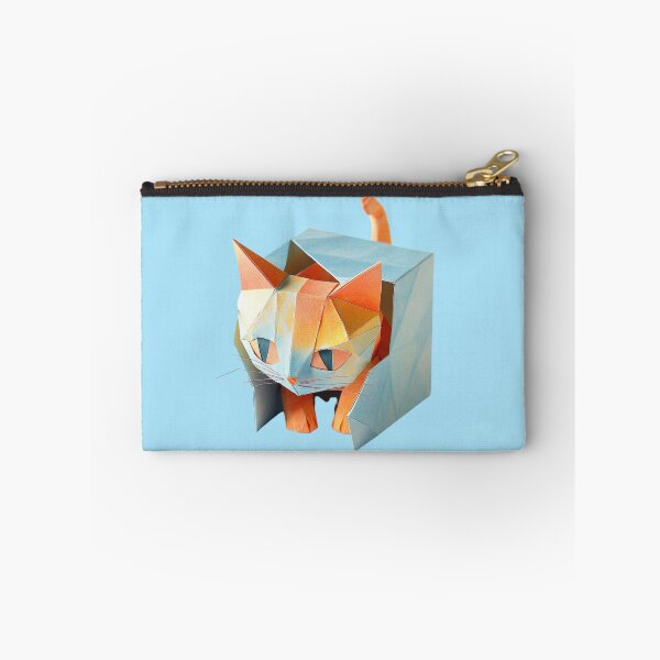 Item preview, Claustrophobic Ginger Origami Cat  designed and sold by anettfaye.