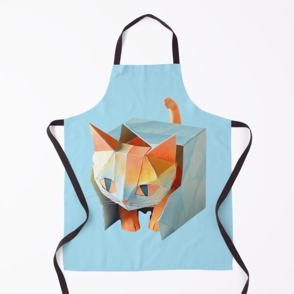 Item preview, Claustrophobic Ginger Origami Cat  designed and sold by anettfaye.