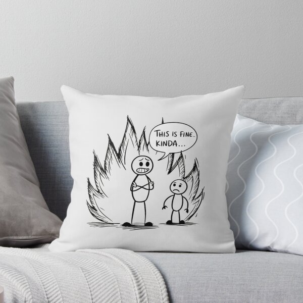 Item preview, This Is Fine... Kinda designed and sold by SignumShop.