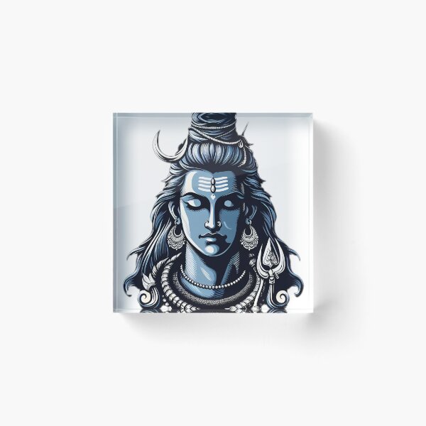 Item preview, Divine Lord Shiva Illustration - Maha Shivaratri designed and sold by InevitableAum.