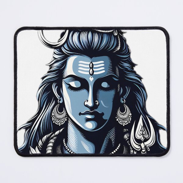 Item preview, Divine Lord Shiva Illustration - Maha Shivaratri designed and sold by InevitableAum.