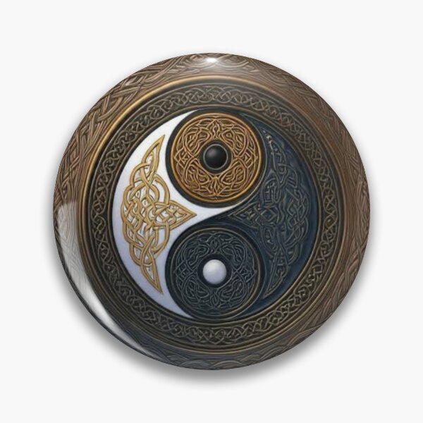 Item preview, Celtic Shield Yin Yang designed and sold by traceyholzapfel.