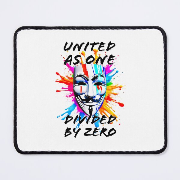 Item preview, Protest slogans. Anonymous. United as one. designed and sold by Drone-tees.