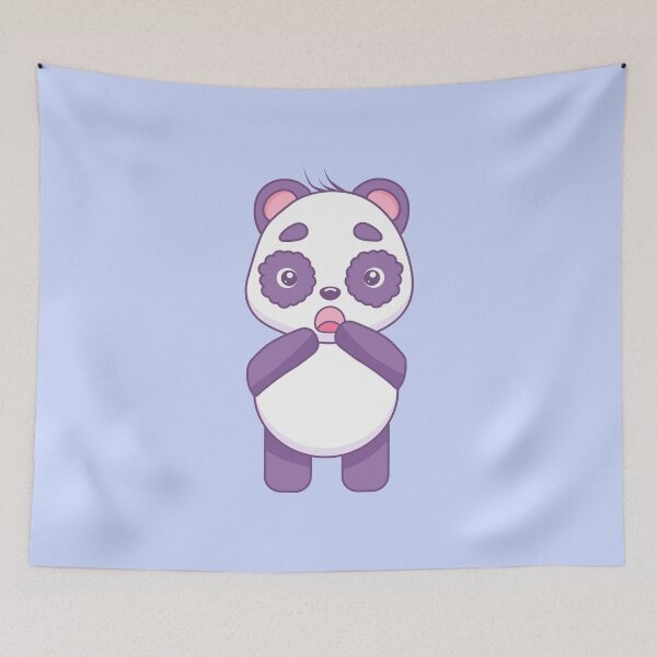 Item preview,  Funny panda in kawaii style designed and sold by IrinaCuteLab.