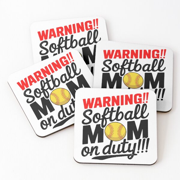 Item preview, Softball Mom On Duty - Mum Fan designed and sold by SloganArtist.