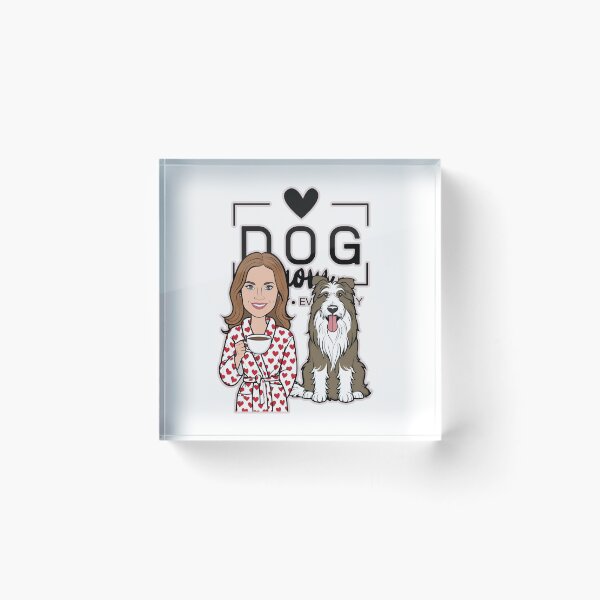 Item preview, Dog Mom All Day Every Day – Cozy Morning with a Pyrenean Sheepdog designed and sold by GoodyPaws.