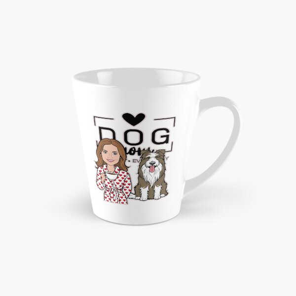 Item preview, Dog Mom All Day Every Day – Cozy Morning with a Pyrenean Sheepdog designed and sold by GoodyPaws.