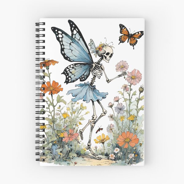 Item preview, Skeleton Butterfly Fairy Floral designed and sold by CarrollGene.
