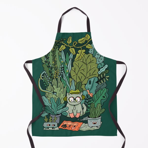 Item preview, Chaos green gardening cat designed and sold by kostolom3000.