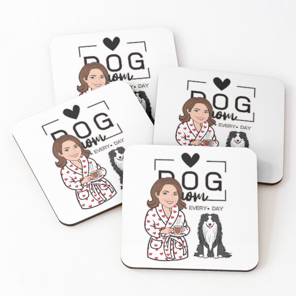 Item preview, Dog Mom All Day Every Day – Cozy Morning with a Pyrenean Sheepdog designed and sold by GoodyPaws.