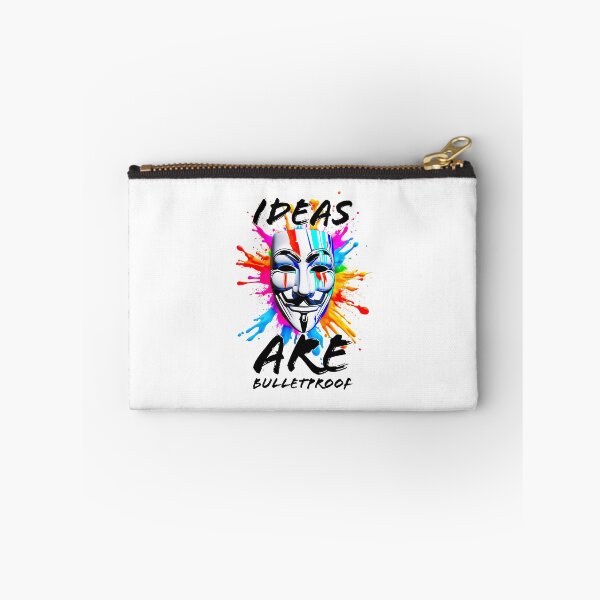 Item preview, Protest slogans. Anonymous. Ideas are bulletproof. designed and sold by Drone-tees.