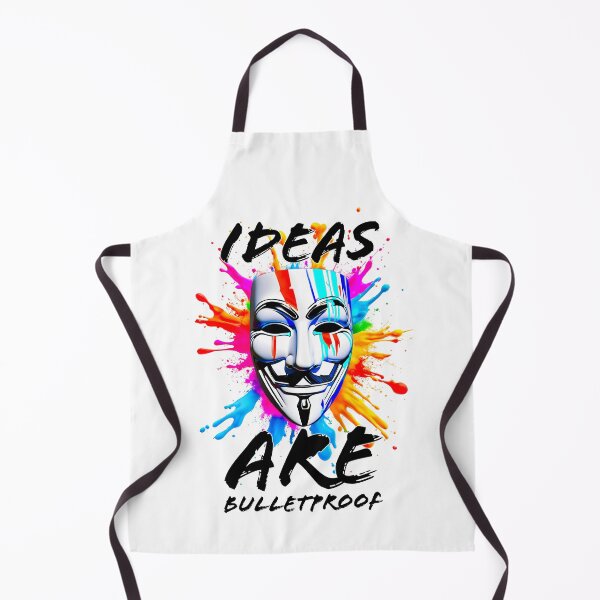 Item preview, Protest slogans. Anonymous. Ideas are bulletproof. designed and sold by Drone-tees.