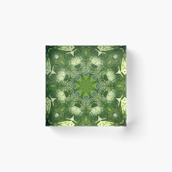 Item preview, Green Ferns with Hostas in the summer design designed and sold by Stabrowska Designs.