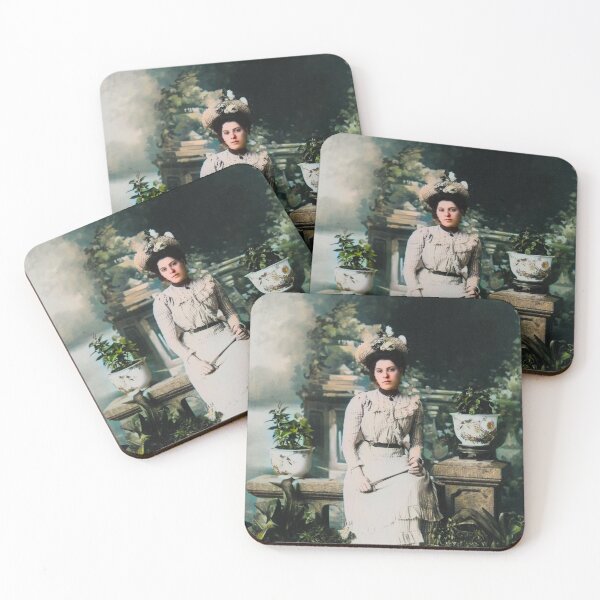 Item preview, European Woman in Shanghai  designed and sold by 19th Century in Color.