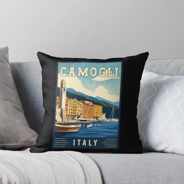 Item preview, Explore Charming Camogli in Italy - Travel Art designed and sold by turtlestart.