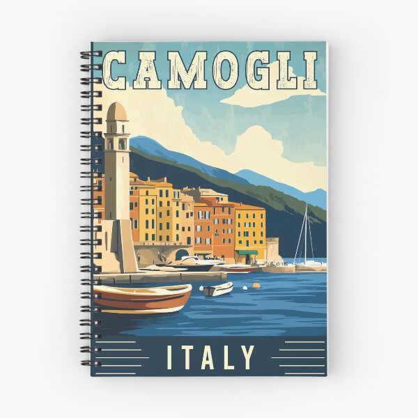 Item preview, Explore Charming Camogli in Italy - Travel Art designed and sold by turtlestart.