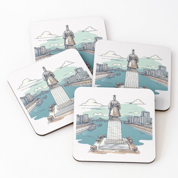 Item preview, Admiral Yi Sun-sin 3D Sketch – Seoul’s Historic Landmark,  designed and sold by PaintMeWorld.