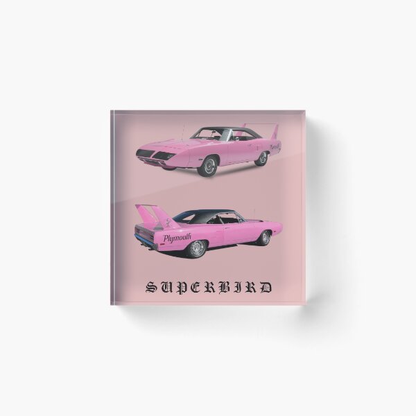 Item preview, Pink Plymouth Superbird designed and sold by aliigal.
