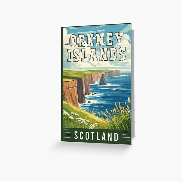 Item preview, Explore Stunning Seascape Orkney Islands in Scotland - Travel Art designed and sold by turtlestart.