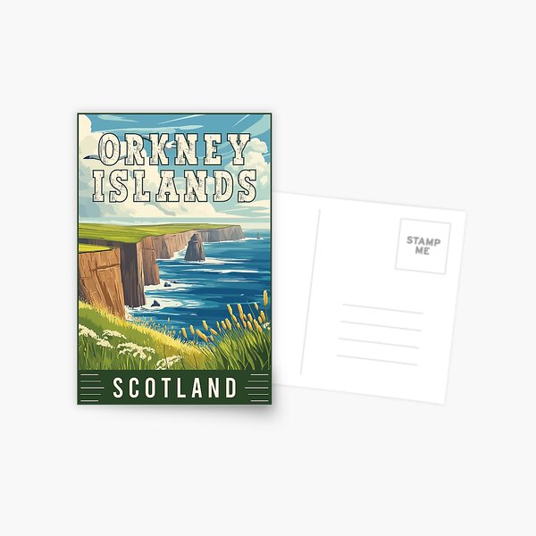 Item preview, Explore Stunning Seascape Orkney Islands in Scotland - Travel Art designed and sold by turtlestart.
