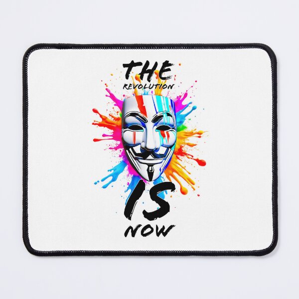 Item preview, Protest slogans. Anonymous. The revolution is now. designed and sold by Drone-tees.