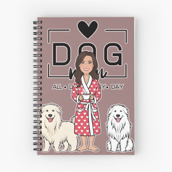 Item preview, Dog Mom All Day Every Day – Cozy Morning with a Pyrenean Sheepdog designed and sold by GoodyPaws.