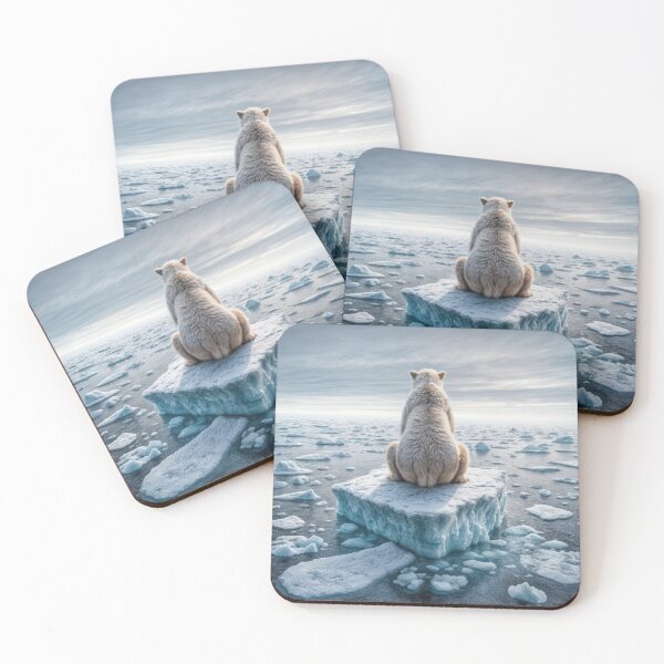 Item preview, Solitary Polar Bear On Ice designed and sold by Maria Dryfhout.