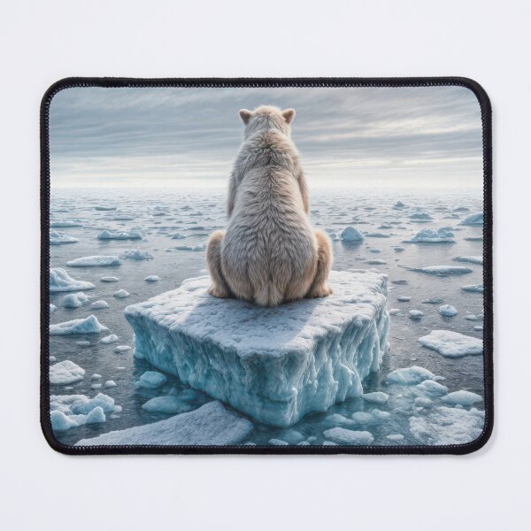 Item preview, Solitary Polar Bear On Ice designed and sold by Maria Dryfhout.