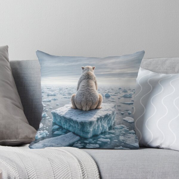 Item preview, Solitary Polar Bear On Ice designed and sold by Maria Dryfhout.