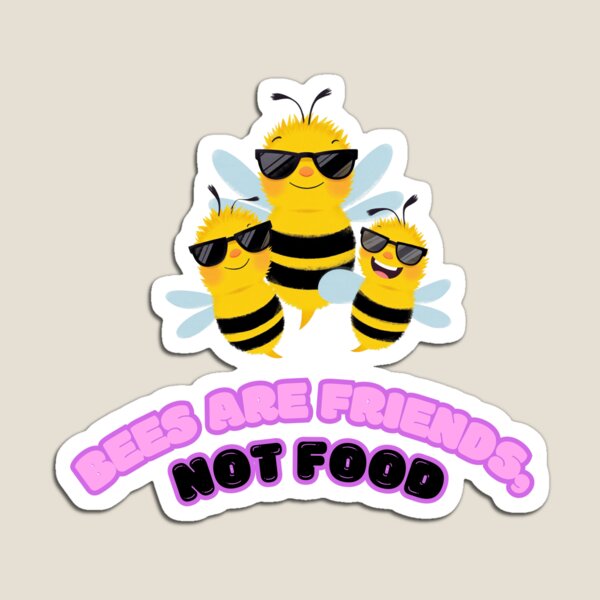 Item preview, Bees are friends, not food designed and sold by ToTenMichal.