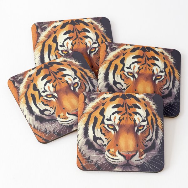 Item preview, tiger illustration designed and sold by wi geon.