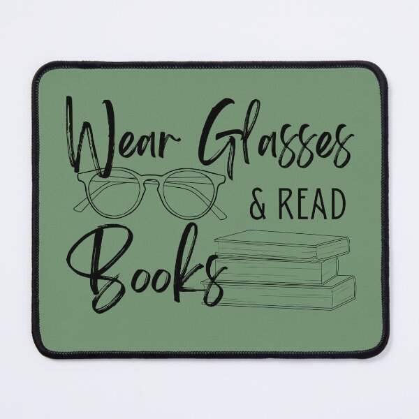 Item preview, Wear Glasses And Read Books designed and sold by Lampblack and Bone.