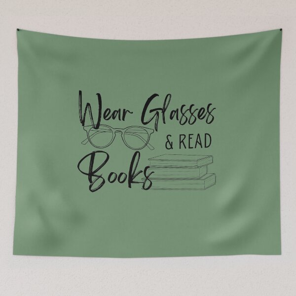 Item preview, Wear Glasses And Read Books designed and sold by Lampblack and Bone.