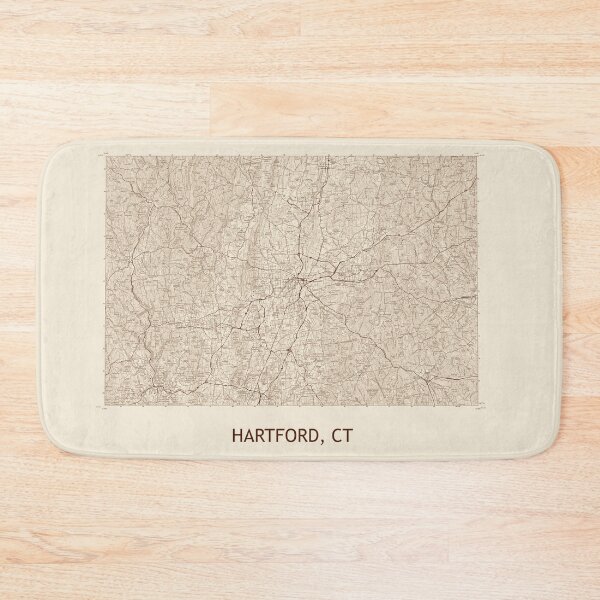 Item preview, HARTFORD, CT 100K Topographical Map Vintage designed and sold by PGHPhotoCo.