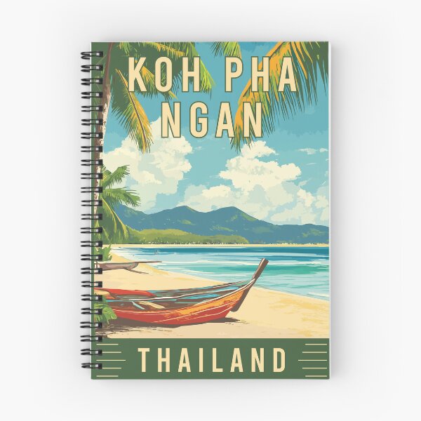 Item preview, Explore Tropical Island Koh Pha Ngan in Thailand - Travel Art designed and sold by turtlestart.