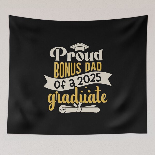 Item preview, Graduation 2025 Proud Bonus Dad Of A Graduate Family Celebration designed and sold by eclecTEEq.