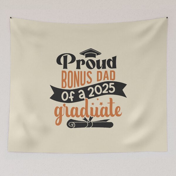 Item preview, Proud Bonus Dad Of A 2025 Graduate Family Member Graduation designed and sold by eclecTEEq.