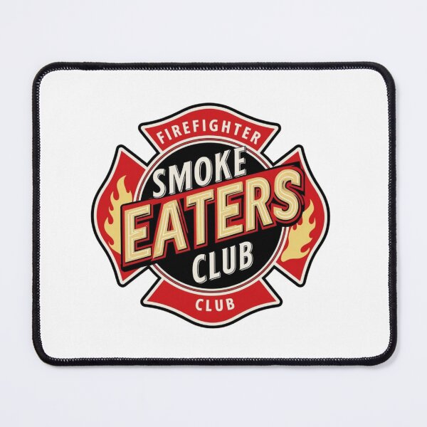 Item preview, Retro Smoke Eater Firefighter Logo designed and sold by mancikart.