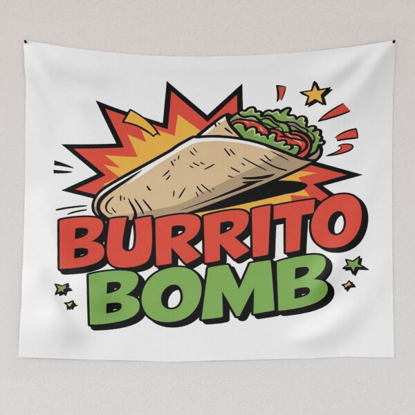 Item preview, Mexican Food Explosion: The Burrito Bomb! designed and sold by Globalcitytees.