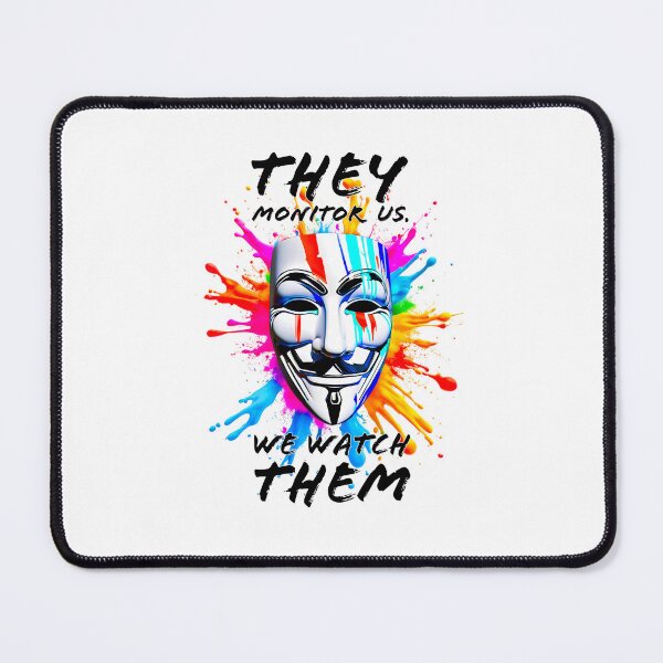 Item preview, Protest slogans. Anonymous. They monitor, we watch. designed and sold by Drone-tees.